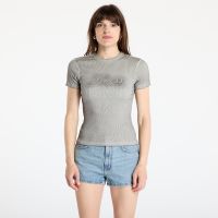 Top GUESS Originals Eco Ribbed Spray Top Jet Black Multi XS