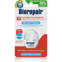 Biorepair Dental Floss Non-Waxed Ultra-Flat nevoskovaná dentálna niť pre citlivé zuby Red 30 m