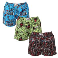 3PACK dámské trenky na spaní Styx vícebarevné (3DTD14183) XL