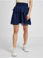 Dark blue skirt with frills Pepe Jeans Lana 2 - Ladies