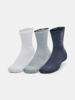 Under Armour UA 3-Maker Mid-Crew Socken 3 Paar Blau