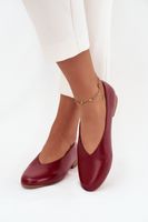 Boto Női balerina öko bőrből lapos sarok Bordó Olyssia