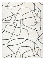 Kusový koberec Mode 8522 abstract cream/black 160x220 cm