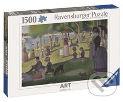 Georges Seurat: Nedělní odpoledne na ostrově Grande Jatte - puzzle z kategorie Umělecké