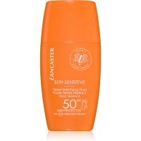 Lancaster Sun Sensitive Tinted Mattifying Fluid zmatňujúca emulzia vodeodolná SPF 50 30 ml