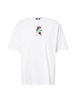 NEW ERA Majica  zelena / svijetlocrvena / crna / bijela
