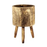 KVETINÁČ drevo, 24/38/24 cm