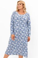 Noční košile Italian Fashion Boma - bavlna Modrá L