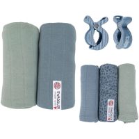 Lodger Gift Set I σετ δώρου για μωρά Silt Green/Ocean