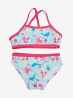 Light blue girly patterned two-piece swimwear name it Ziza - Girls
