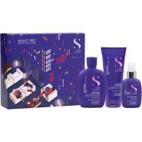 Alfaparf Milano Semi di Lino Blonde Holiday Kit darilni set za blond lase in lase s prameni 3 kos