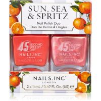 Nails Inc. 45 Second Speedy Gloss Nagellack DOPPELPACK Farbton 2x14 ml