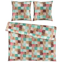 Novel POSTEĽNÁ BIELIZEŇ, satén, zelená, 200/200 cm