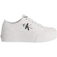 Calvin Klein FLATFORM+ CUPSOLE LOW TXT Ниски дамски маратонки, бяло, размер