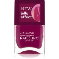 Nails Inc. 45 Second Speedy Gloss rýchloschnúci lak na nechty odtieň Amelia 14 ml