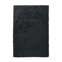 KOŽUŠINOVÝ KOBEREC, 80/150 cm, antracitová