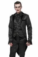 muški kaput DEVIL FASHION - Dream Snatcher Gothic Patterned Swallowtail XL