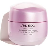 Shiseido White Lucent Overnight Cream & Mask nočný hydratačný krém a maska proti pigmentovým škvrnám 75 ml