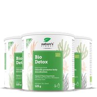Nature's Finest Bio Detox komplekts | organiskā spirulīna, hlorella, kviešu zāle, miežu zāle | ikdienas detoksa atbalsts, gremošana, dzīvīgums | zaļo 