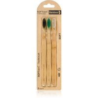 SOFTdent Bamboo Soft - 3 pack Bambus-Zahnbürste 3 St.