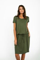 Women's Paramo dress with short sleeves - khaki