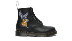 Dr. Martens 1460 Souvenir Embroidered Leather Boots Bărbați - Încălțăminte Dr. Martens - Negru - DM26929001-3 - Size: 3