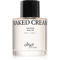 KUNDAL Objet Satin Glow Body Oil олійка для тіла для інтенсивного зволоження з ароматом Naked Cream 100 мл