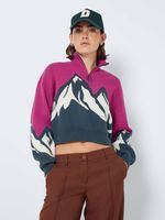 Noisy May Peaks Pullover Rosa