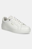 Pepe Jeans sneakers din piele CAMDEN EDITION M barbati, culoarea alb, PMS00045
