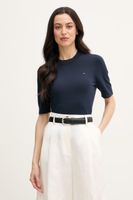 Tommy Hilfiger úpletové tričko dámske s bavlnou