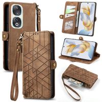 GEOM torbica Wallet za Honor 90 5G rjava