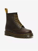 Hnědé dámské kožené kotníkové boty Dr. Martens 1460 Bex