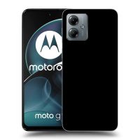 Silikónový čierny obal pre Motorola Moto G14 - Picasee - new logo - black