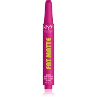 NYX Professional Makeup Fat Matte balsam do ust z efektem matującym Fluffy Fuchsia 2 g