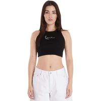 Karl Kani Small Signature Essential Racer Rib Top Black - Dámske - Tielko Karl Kani - Čierne - PD00013400 - Veľkosť: XS