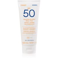 Korres Yoghurt emulzija za sončenje z vlažilnim učinkom SPF 50 200 ml