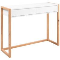 MID.YOU KONZOLOVÝ STOLÍK, biela, dub artisan, kompozitné drevo, 100/35/75 cm