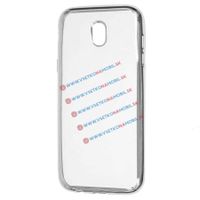 METALLIC Silikonski ovitek Samsung Galaxy J7 2017 (J730) srebrn