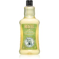 Reuzel Tea Tree 3 в 1 шампоан, балсам и душ гел за мъже 1000 мл.