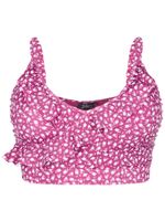 Swim by Zizzi Bikini gornji dio 'SKATRIN'  roza / bijela