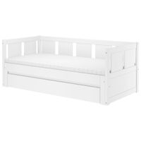 Carryhome VÝSUVNÁ POSTEĽ, 90-180/200 cm biela