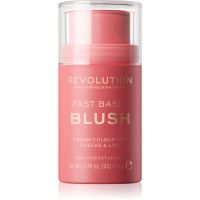 Makeup Revolution Fast Base Getönter Lippen- und Wangenbalsam Farbton Baby 14 g