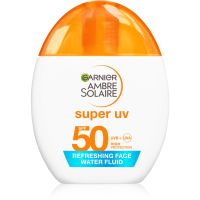 Garnier Ambre Solaire Super UV fluid do opalania twarzy z kwasem hialuronowym SPF 50 40 ml