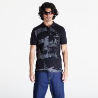 Μπλουζάκι FRED PERRY x PLEASURES Skull Shirt Black M