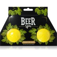 Bohemia Gifts & Cosmetics Beer Spa šumeće kugle za kupku 2x100 g