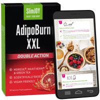 AdipoBrun XXL  + Ghid de slăbire GRATUIT: Adio grăsime abdominală, hei abdomen plat. Program de 30 zile | SlimJOY