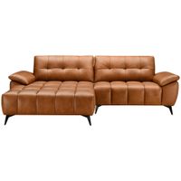 MID.YOU ROHOVÁ SEDAČKA, kov, textil, kůže, koňaková