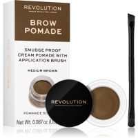 Makeup Revolution Brow Pomade pomada za obrve nijansa Medium Brown 2.5 g