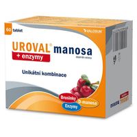 Uroval Manosa + enzymy 30 tablet