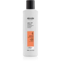 Nioxin System 4 Scalp + Hair Shampoo нежен шампоан за боядисана и увредена коса 300 мл.